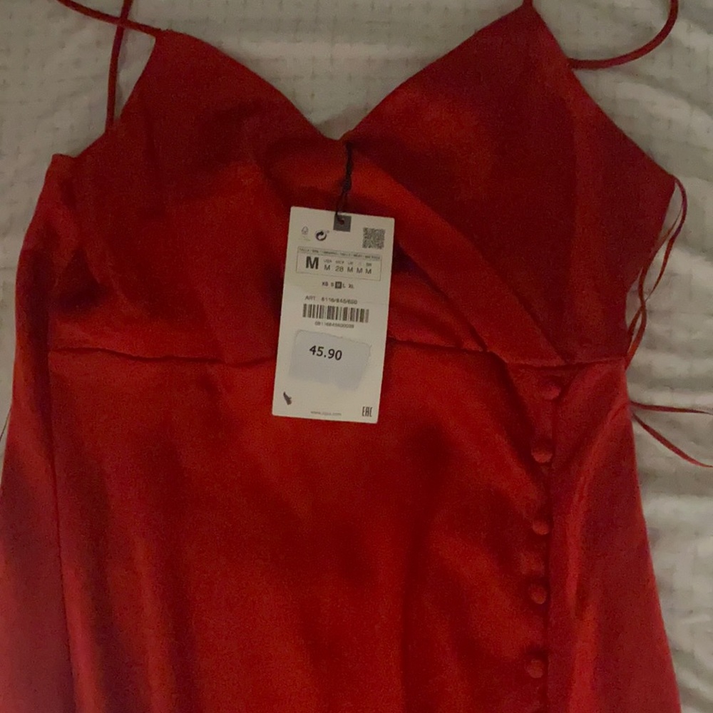 Satin lingerie style dress
